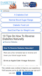 Mobile Screenshot of naturallyreversediabetes.com